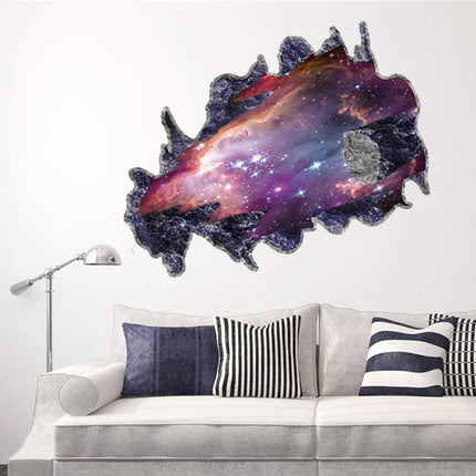 Home 3D Space Planet Wall Stickers