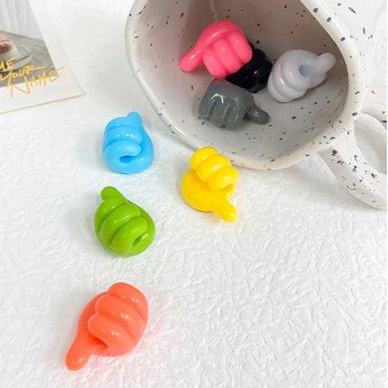 Silicone 1/5/10PCS Thumbs Up Wall Hook