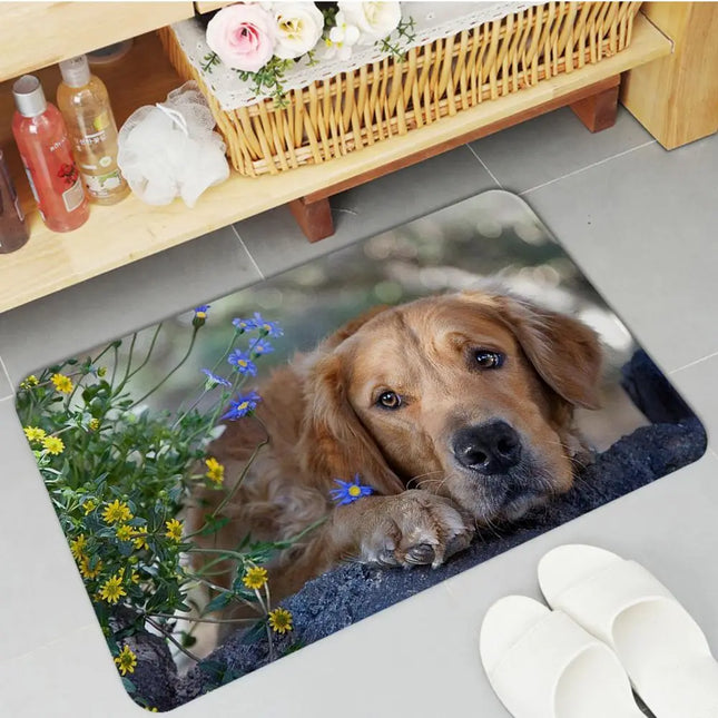 Home Puppy Love Labrador 3D Entrance Bathroom Doormat