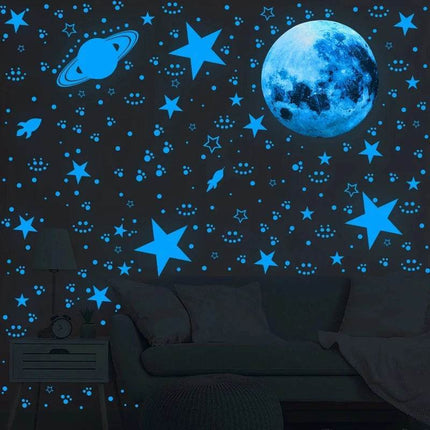 Space Luminous DIY 3D Wall Sticker - Mad Fly Essentials