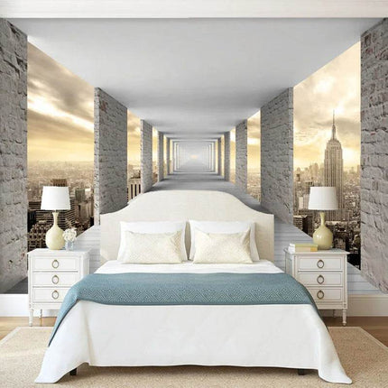 Custom 3D Modern City Personality Mural Wallpaper - Mad Fly Essentials