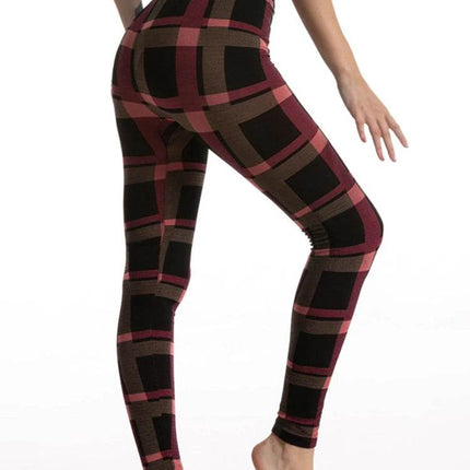 Women High Waist Elastic Slim Solid Fitness Leggings - Mad Fly Essentials