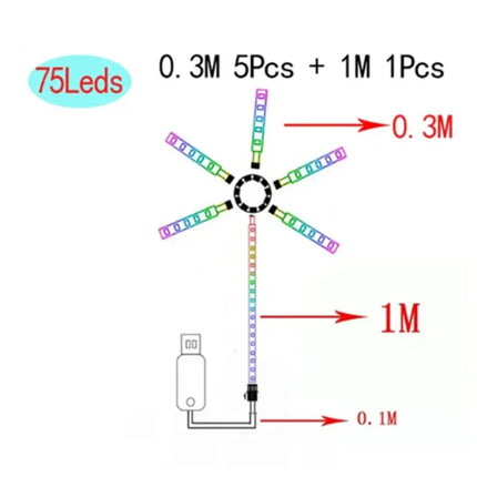 LED Night Light Fireworks RGB Dream Meteor Lamp - LED Night Light - LiHangStar - Mad Fly Essentials