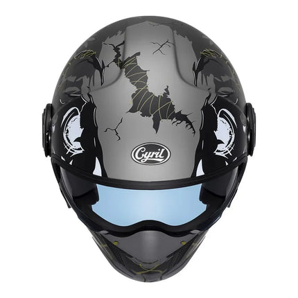 Motorcycle Helmet 3/4 Joker Full Face Helmet - Motorcycle Helmet - Cyril - Mad Fly Essentials