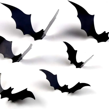 Home Decor 120pc 3D Bat Halloween Decoration Stickers - Home Decor - Sproutfox - Mad Fly Essentials