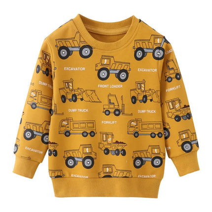 Sweater Baby Boy Long Dinosaur Animal Sweater - Sweater - Jumping Meters - Mad Fly Essentials