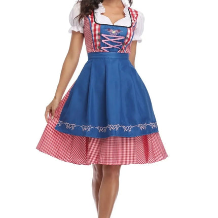 Women Bavaria Oktoberfest Dindrl Waitress Maid Dress