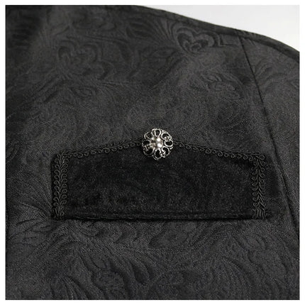 Costume Men Gothic Steampunk Medieval Victorian Jacket - Costume - Ejuhaoti - Mad Fly Essentials
