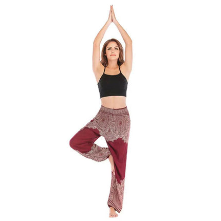 Women Boho Casual Fitness Yoga Harem Pants - Mad Fly Essentials