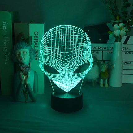 Alien Shaped 3D LED Night Light