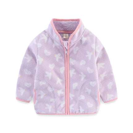 Jacket Girl Heart Zipper Autumn Casual Outerwear - Jacket - Vikita - Mad Fly Essentials