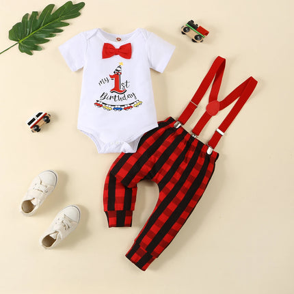 Clothing Set Baby Boy First Birthday Rompers Overalls - Clothing Set - Prowow - Mad Fly Essentials