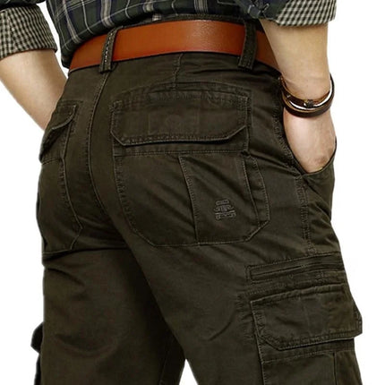 Cargo Pants Men Straight Leg Casual Khaki Pants - Cargo Pants - ICPANS - Mad Fly Essentials