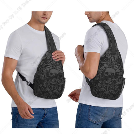 Crossbody Bag Men Skeleton Souls Travel Bag - Crossbody Bag - heatboywade - Mad Fly Essentials