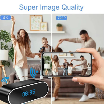 Alarm Clock Mini Night Vision 1080P Camera - Alarm Clock - iSurvivor - Mad Fly Essentials