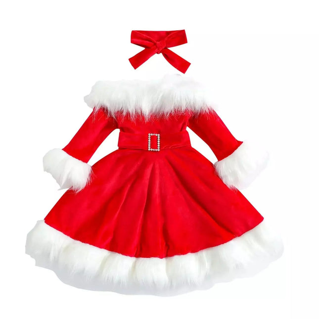 Baby Girl Santas-Helper A-Line Party Dress