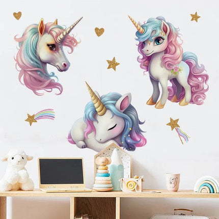 Kids Girls Room Unicorn 3D Wall Sticker – Mad Fly Essentials