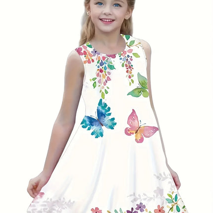 Party Dress 3D Butterfly Short Casual Girl Dress - Party Dress - Canrulo - Mad Fly Essentials