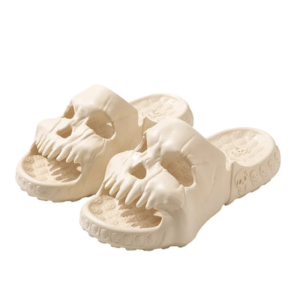 Men Skull Design Non-Slip Beach Sandals