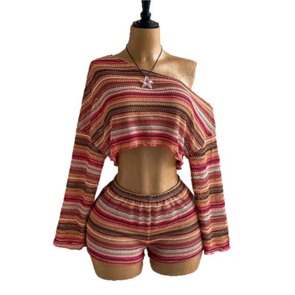 Activewear Set Women Transparent Crop Top Set - Activewear Set - Bessmini - Mad Fly Essentials