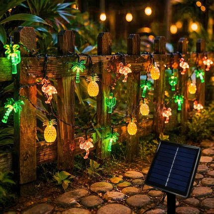 LED Fairy Light Solar Flamingo Pineapple Palm Tree String Lights - LED Fairy Light - Mavesan - Mad Fly Essentials
