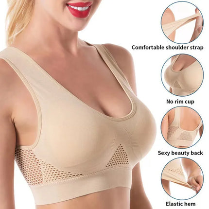 Fitness Top S-6XL Women Sport Bra Yoga Running Tops - Fitness Top - Moonlight - Mad Fly Essentials
