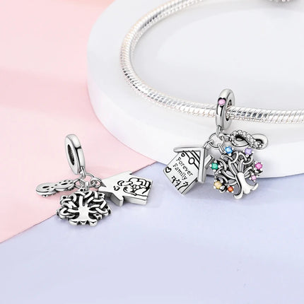Women Accessories 925 Valentine Love Family DIY Jewelry Charm - Women Accessories - Valentines Day Specials - Mad Fly Essentials