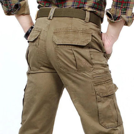 Cargo Pants Men Straight Leg Casual Khaki Pants - Cargo Pants - ICPANS - Mad Fly Essentials