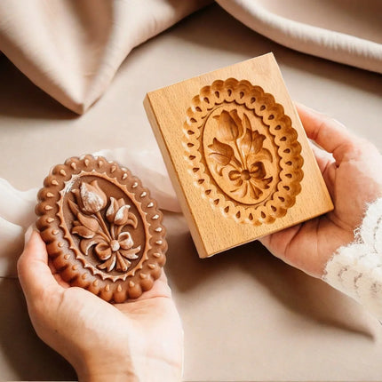 Cookie Cutter Wood Heart 3D DIY Embossed Cutlery - Cookie Cutter - Supple - Mad Fly Essentials