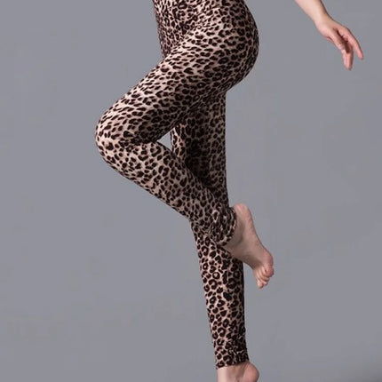 Women High Waist 3D Leopard Cheetah Fitness Leggings