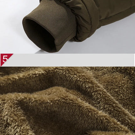 Outerwear Men Windproof Winter Fur Collar Parka - Outerwear - CXZD - Mad Fly Essentials