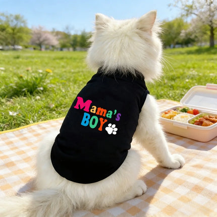 Pet Hoodies Mamas Boy T-Shirt Outerwear - Pet Hoodies - Onecute - Mad Fly Essentials