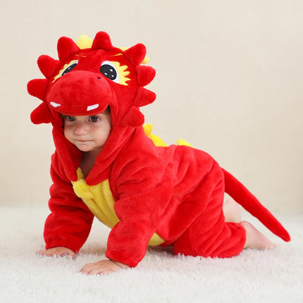 Baby Romper Boys Onesie 6-18M Dinosaur Spring Wear - Baby Romper - Zafille - Mad Fly Essentials