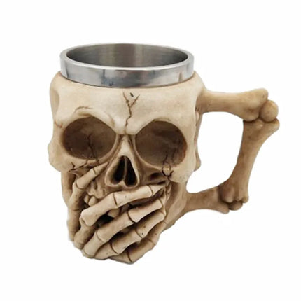Beer Mug Skull 3D Wine Halloween Decoration - Beer Mug - Balonar - Mad Fly Essentials
