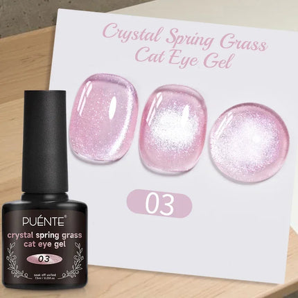 Nail Essentials Green Crystal Cat Magnetic Gel Polish - Nail Essentials - Rikonka - Mad Fly Essentials