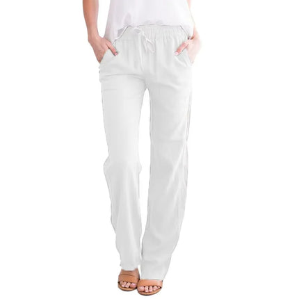 Pants Women Drawstring Casual Wide Leg Pants - Pants - Adyce - Mad Fly Essentials