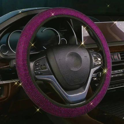 Auto Essentials Pink Sequin Steering Wheel Cover - Auto Essentials - Brangdy - Mad Fly Essentials
