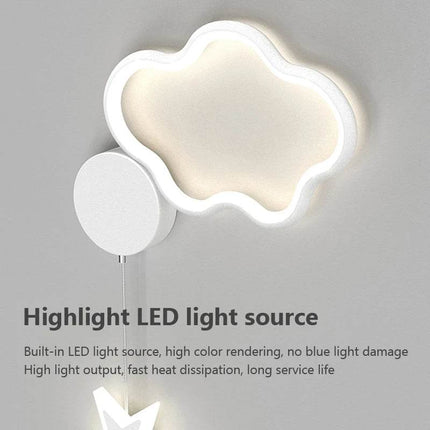 Modern Nordic LED Star Cloud Wall Sconce - Mad Fly Essentials