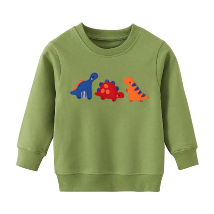 Sweater Baby Boy Long Dinosaur Animal Sweater - Sweater - Jumping Meters - Mad Fly Essentials