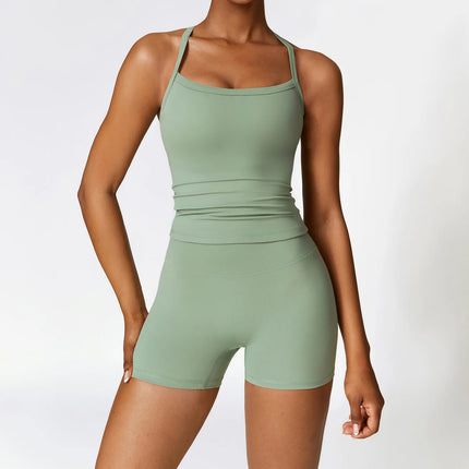 Activewear Set Women 2pc Crop Top Yoga Sportswear Set - Activewear Set - Bessmini - Mad Fly Essentials