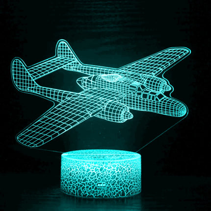 LED Night Light Airplane 3D USB Lamp - LED Night Light - Airinou - Mad Fly Essentials