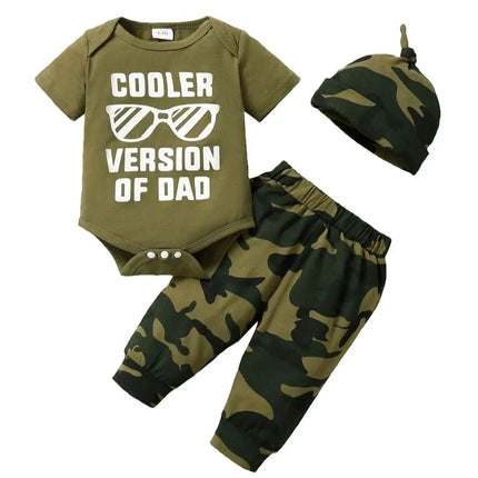 Baby Toddler Outfit Cooler Version Dad 3pc Outfit - Baby Toddler Outfit - Faithtur - Mad Fly Essentials
