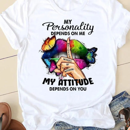 Women Short Summer Funny Graphic Tees