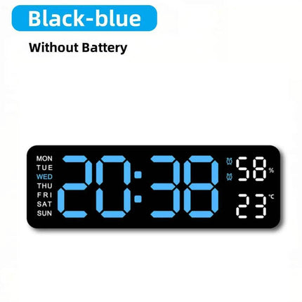 9 Inch Digital LED USB Wall Alarm Clock - Mad Fly Essentials