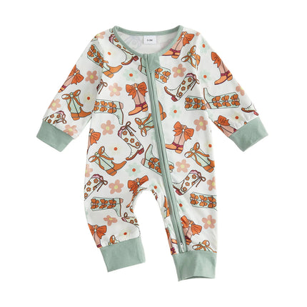 Baby Romper Girl Unicorn Rainbow Ice Cream Bodysuits - Baby Romper - Ababy - Mad Fly Essentials