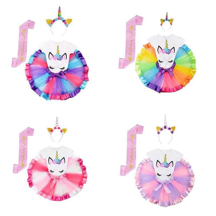 Baby Girl Rainbow Unicorn Tutu Dress – Mad Fly Essentials