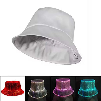 Party Essentials 7 Color LED RGB Bucket Costume Hat - Party Essentials - Party Essentials - Mad Fly Essentials