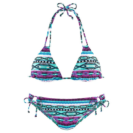 Bikini Set Women Lace Floral Backless Swimwear Bikini - Bikini Set - Panflower - Mad Fly Essentials