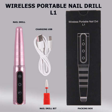 Nail Essentials Cordless Rechargeable Electric Drill Pen - Nail Essentials - Maange - Mad Fly Essentials