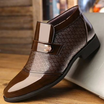 Men Business Casual Chelsea Ankle Boots